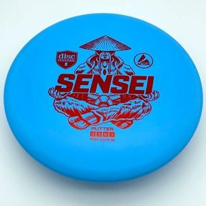 Discmania Active Sensei Putter Blue With Red Foil Stamp Disc Golf